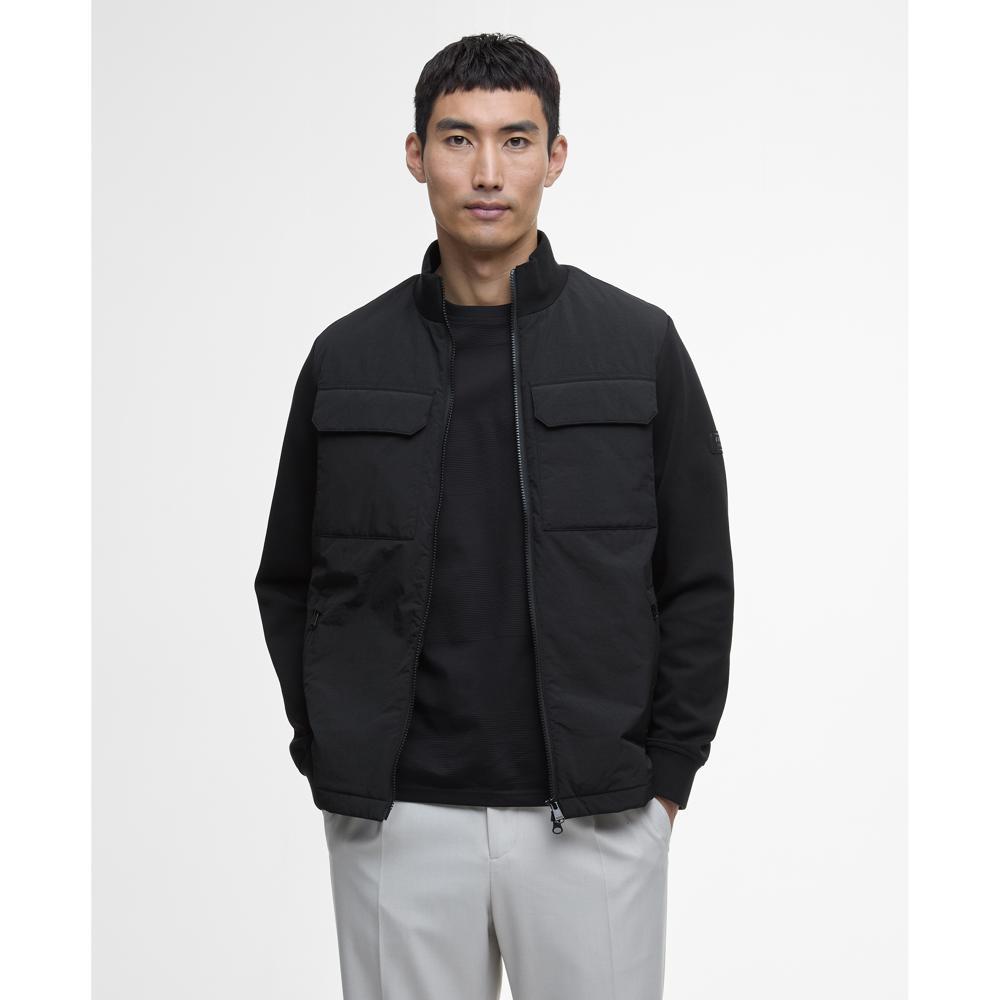 Barbour International Ethan Funnel Neck Quilted Sweatshirt